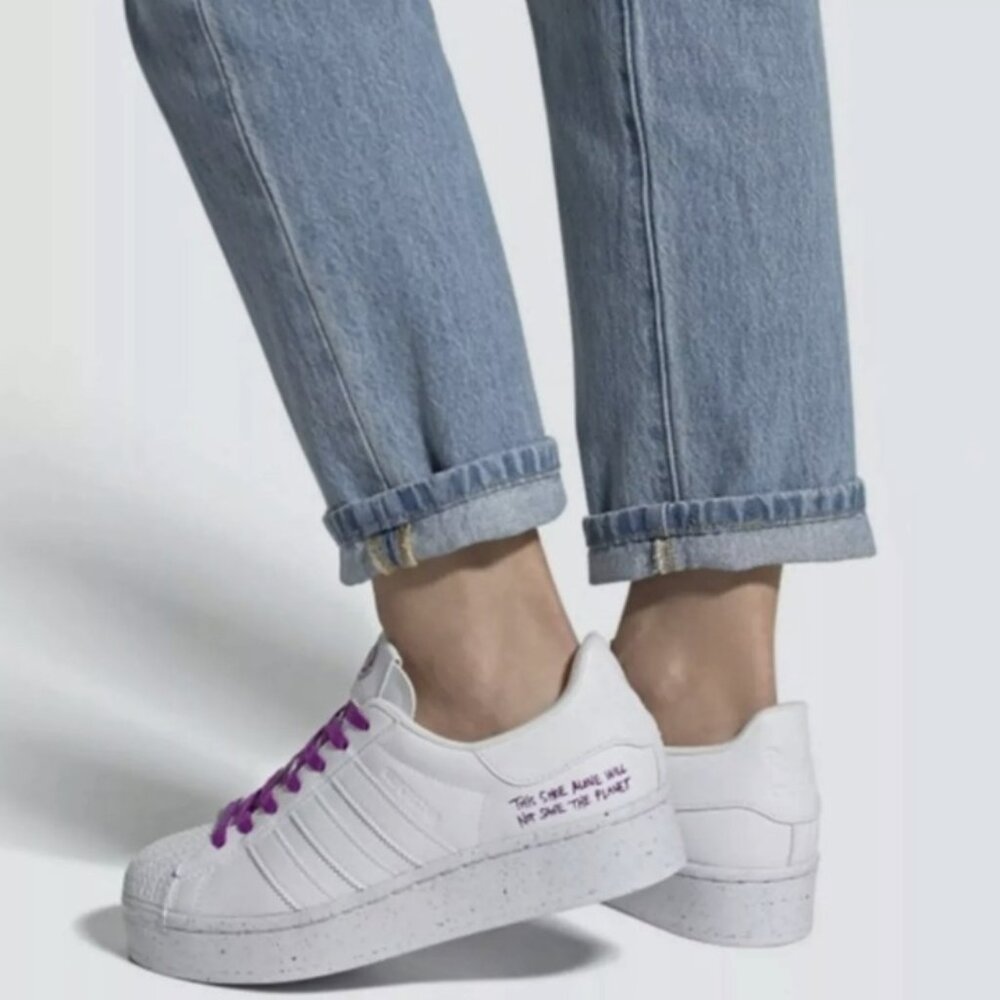 NWB Adidas SUPERSTAR BOLD W9 Limited Edition